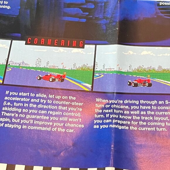 Mario Andretti Racing (Sega Genesis 1994)Game with Manual & Case ,Gently used, - Picture 12 of 12